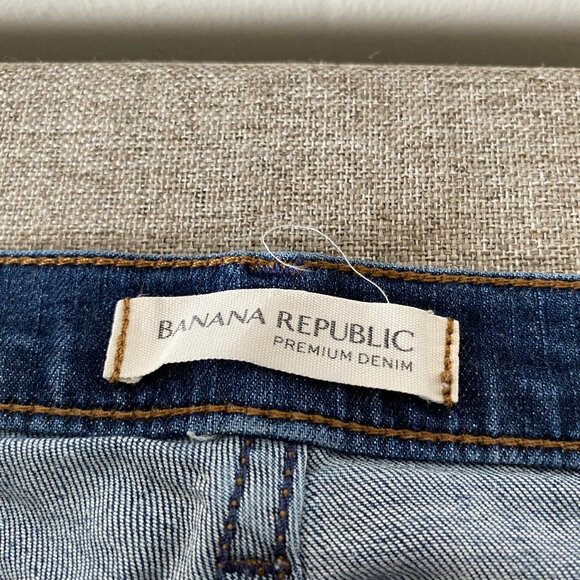 Banana Republic Premium SKINNY Ankle Jeans Women's 31 Mid Rise Blue Casual - Picture 5 of 16
